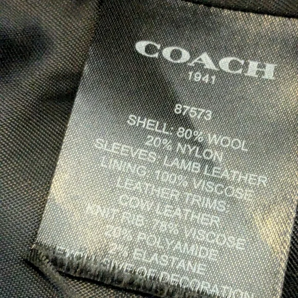 Coach 1941 Varsity Letterman Bomber Jacket - Picture 13 of 14